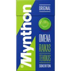 Mynthon Original Omena +C 39 g sokeriton kurkkupastilli