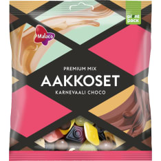 Malaco Aakkoset Karnevaali Choco 280 g karkkipussi