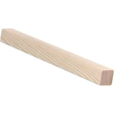 E.T. Listat 21x21x3300 mm mänty puuvalmis höylätty rima