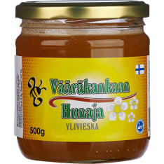 Fake fabric 500 g honey glass jar