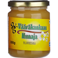 Fake fabric 300 g honey glass jar