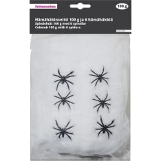 Halloween 100g spider web and 6 spiders