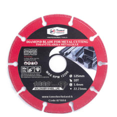 Tamo metal 125x1.3x22.2mm diamond disc