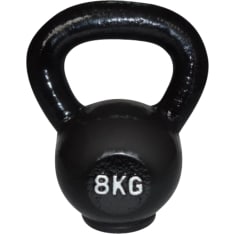 Fit'n Shape 8 kg kahvakuula kumipohjalla