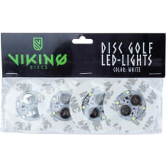 Viking Disc 4 kpl Valkoinen LED-valo frisbeegolfkiekkoon