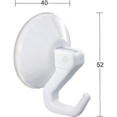 Habo 3260 valkoinen imukuppi pyyhekoukku