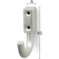 Habo 840-1 mattakromi pyyhenaulakko