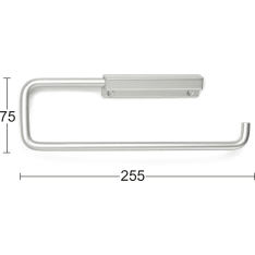 Habo 843 matt chrome paper towel holder
