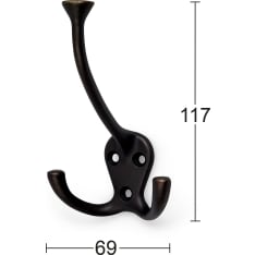 Habo 1031 antique black hook