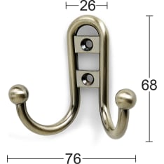 Habo 1033 antique clothes hook