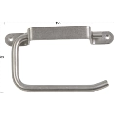 Habo Tinos 420 harjattu teräs WC- paperiteline