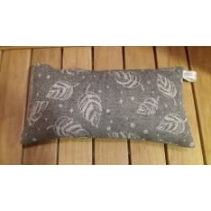 Alajärven Kotitekstiili Lehdykät musta 22x44 cm saunatyyny
