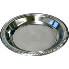 Jm round chromed tray 35cm
