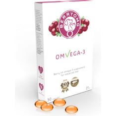 Berryomg Omvega-3 30 kpl täydennysrehu koirille ja kissoille