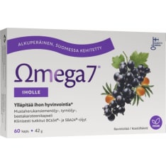 Omega7 BC634® + SBA24® iholle 60 kapselia ravintolisä
