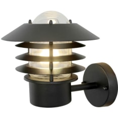 Noor Attu black wall lamp