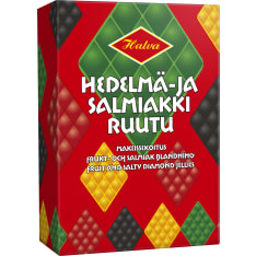 Halva Fruit and Salmiakki box 240 g box