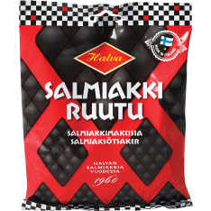 Halva salmiakkiruutu 170 g karkkipussi
