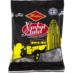 Halva Vanhat Autot salmiakki 160 g candy bag