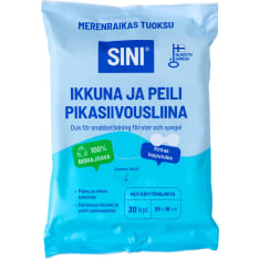 Sini ikkuna ja peili pikasiivousliina