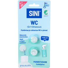 Sini WC puhdistusainetabletti täyttöpakkaus