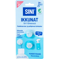 Sini Ikkunat puhdistusainetabletti täyttöpakkaus