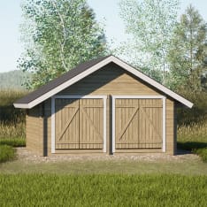 LP Garden S16 suora umpiseinä hirsilato