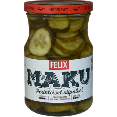 Felix Maku 560/300g viipaloituja kurkkuja mausteliemessä