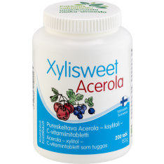 XyliSweet Acerola 200 tabl. ravintolisä