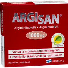 Argisan 1000 mg 60 tabl. argininilimiste