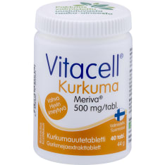 Vitacell Kurkuma 40 tabl. ravintolisä