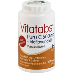 Vitatabs C 500 mg + Bioflavonoidi 100 tabl. ravintolisä