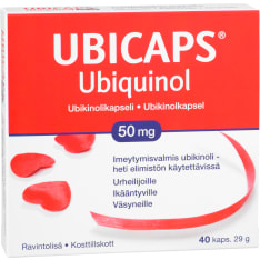 Ubicaps Ubiquinol 40 kaps. ravintolisä