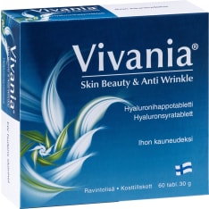 Vivania Skin Beauty & Anti Wrinkle 60 tabl. ravintolisä