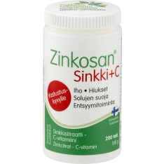 Zinkosan Sinkki + C 200 tabl. ravintolisä