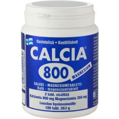Calcia 800 + Magnesium 180 tabl. dietary supplement