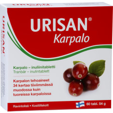 Urisan 60 tabl. karpalo-ravintolisä