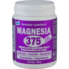Magnesia 375 140 tabl. ravintolisä