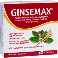 Ginsemax 60 tab. dietary supplement