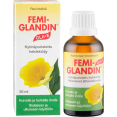 Femiglandin GLA+E 50 ml helokkiöljy