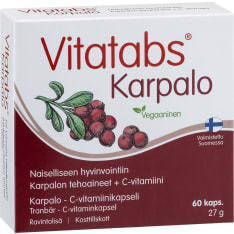Vitatabs Karpalo-C 60 kaps. ravintolisä