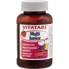Vitatabs Multi Junior 60 kpl pureskeltava monivitamiinivalmiste