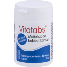 Vitatabs® Maitohappobakteeri 30 kaps. ravintolisä
