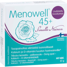 Menowell 45+ ravintolisä