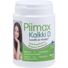Piimax Kalkki D 200 tabl ravintolisä