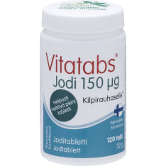 Vitatabs Jodi 120 tabl / 32 g ravintolisä