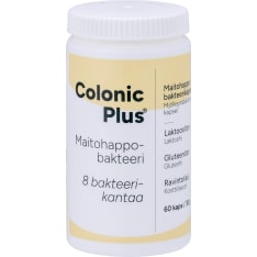Colonic Plus Maitohappobakteeri maitohappobakteerikapseli 60 kaps ravintolisä