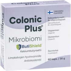 Colonic plus kalsiumbutyraatti 60 kaps. ravintolisä