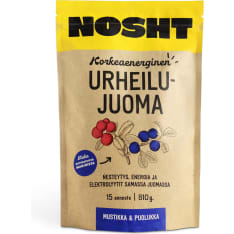 Nosht Korkeaenerginen Mustikka Puolukka 810 g urheilujuoma