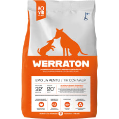 Werraton Emo ja Pentu 9 kg koiranruoka